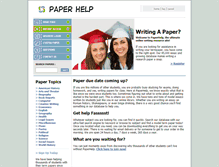 Tablet Screenshot of paperhelp.com